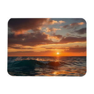 Schönes Sonnenuntergang Magnet