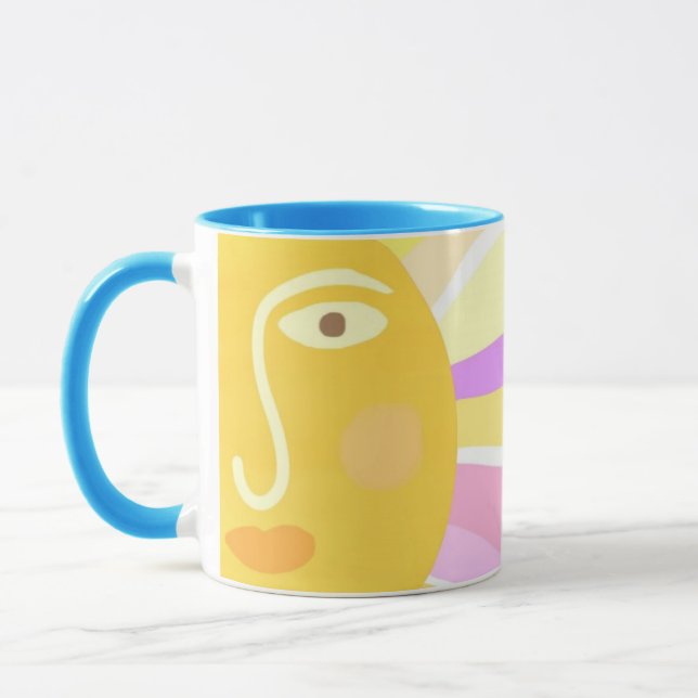 schönes sonniges abstraktes Bild Tasse (Links)