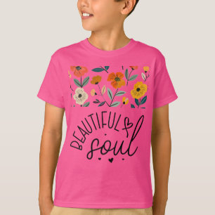 Schönes Soul Blumengrafik Design Inspiration T-Shirt