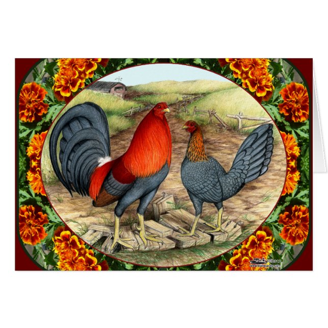 Schönes Spiel-Geflügel (Vorderseite (Horizontal))