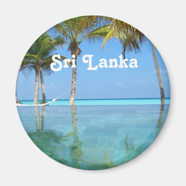 Schönes Sri Lanka Magnet (Vorne)