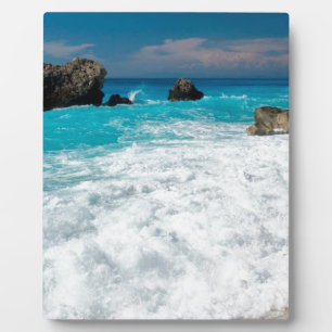 Schönes Strandwasser Surf Aloha Hawaiian Wedding Fotoplatte
