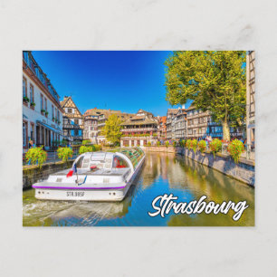 Schönes Straßburg, Frankreich Postkarte