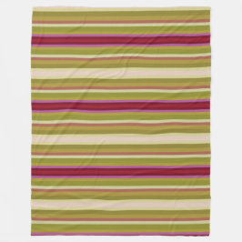 Schönes Stripteppich Fleecedecke