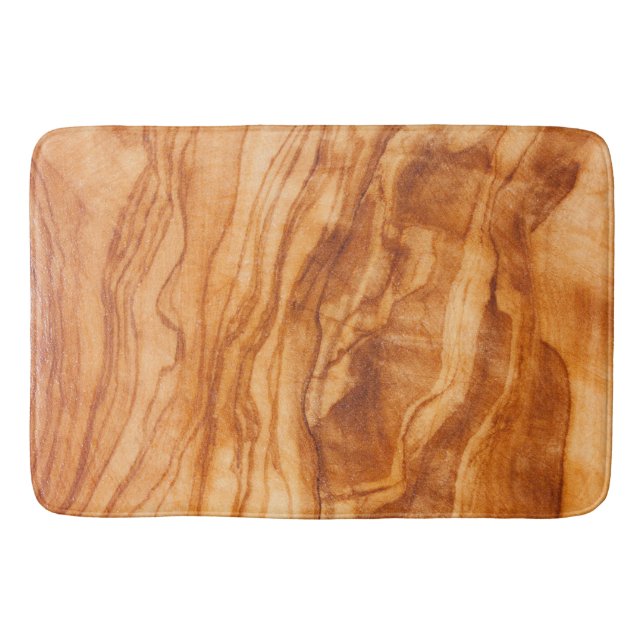 Schönes Stück Holz Badematte (Vorderseite)