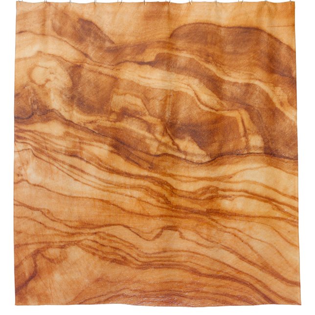 Schönes Stück Holz Duschvorhang (Vorderseite)