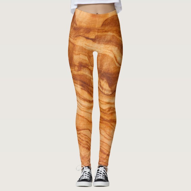 Schönes Stück Holz Leggings (Vorderseite)