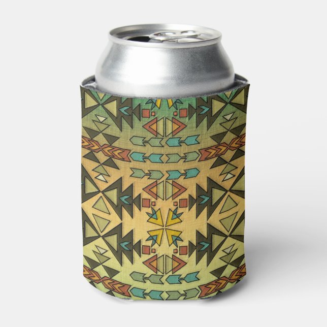 Schönes südwestliches Muster, Ombre Can Cooler Dosenkühler (Kanne Vorderseite)