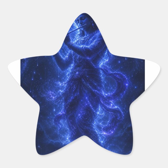 Schönes T-Shirt. Stern-Aufkleber (Vorderseite)