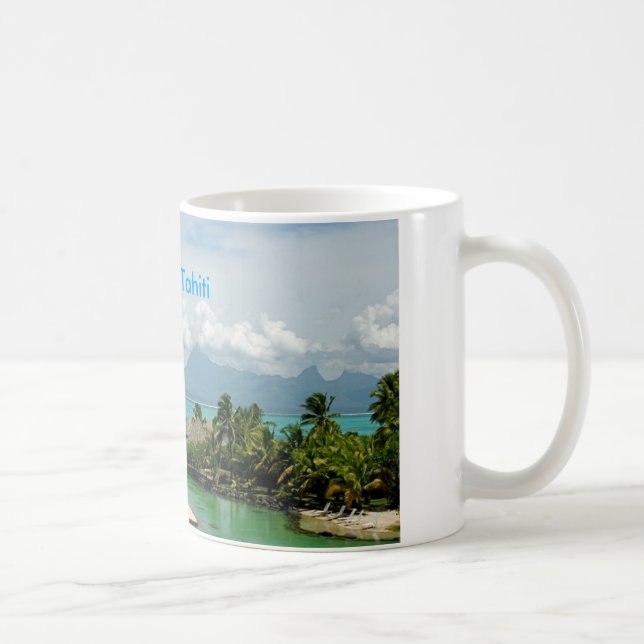 Schönes Tahiti Kaffeetasse (Rechts)
