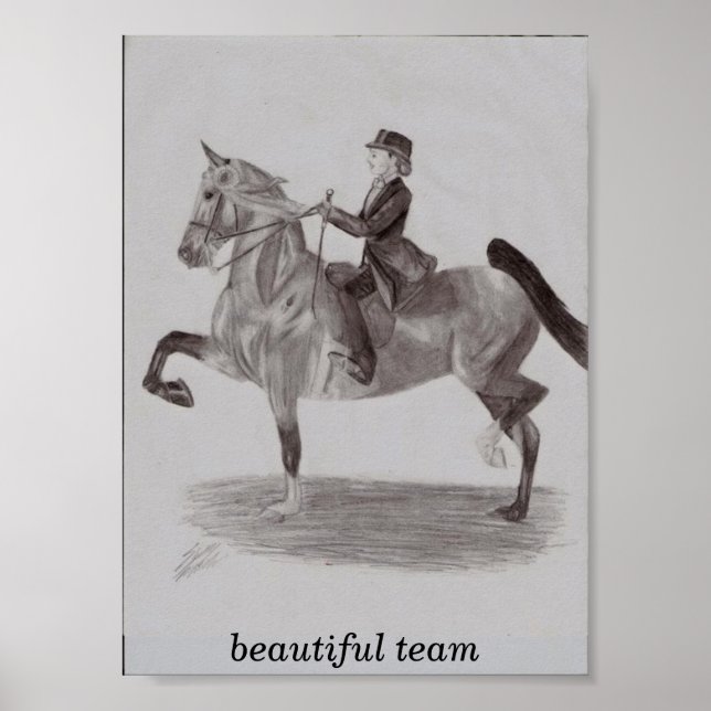 schönes Team Poster (Vorne)
