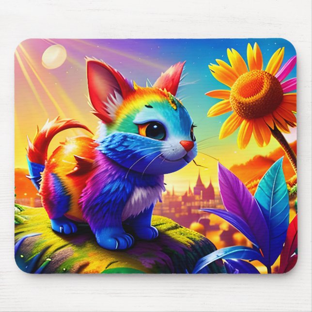 Schönes Tier Drei Mousepad (Vorne)