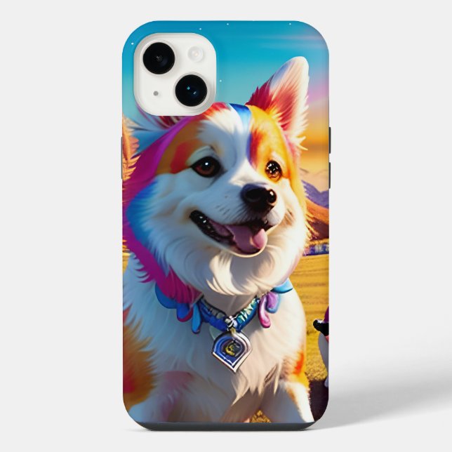 Schönes Tier Vier iPhone 14 Plus Hülle (Rückseite)