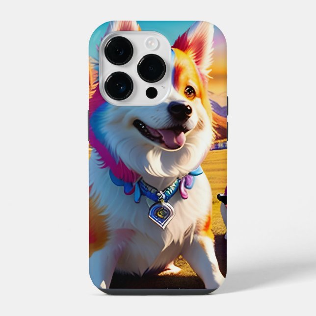 Schönes Tier Vier iPhone 14 Pro Hülle (Rückseite)