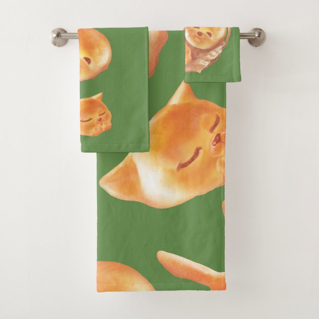 Schönes, tierförmiges Brot Badhandtuch Set (Insitu)