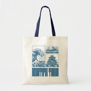 Schönes Tokio – Japanische Kunst Tragetasche