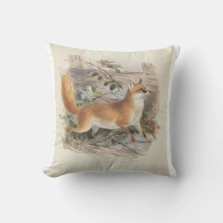 Schönes traditionelles Fox Lumbalkissen Kissen