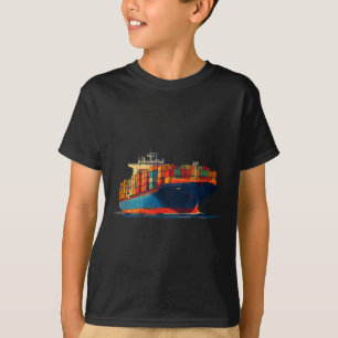 Schönes Transportschiff für Container-Liebhaber T-Shirt