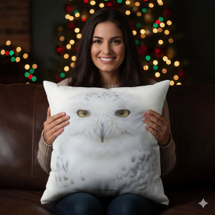 Schönes, traumhaftes und serenschneesicheres Owl Kissen