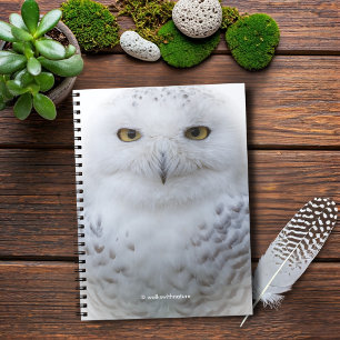 Schönes, traumhaftes und serenschneesicheres Owl Notizblock