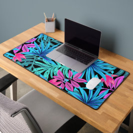 Schönes tropisches Blumendesign - Schreibtischmatt Schreibtischunterlage