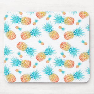 Schönes tropisches Fruchtananas-Muster Mousepad