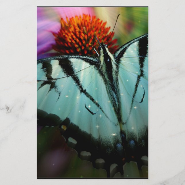 Schönes türkisfarbenes Frack Butterfly (Vorderseite)