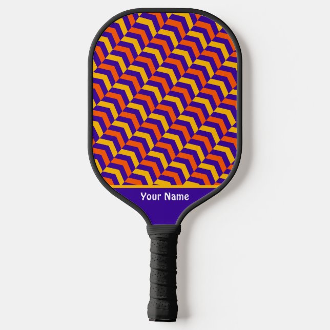 Schönes Übungspaddel Herringbone Pickleball Pickleball Schläger (Rückseite)