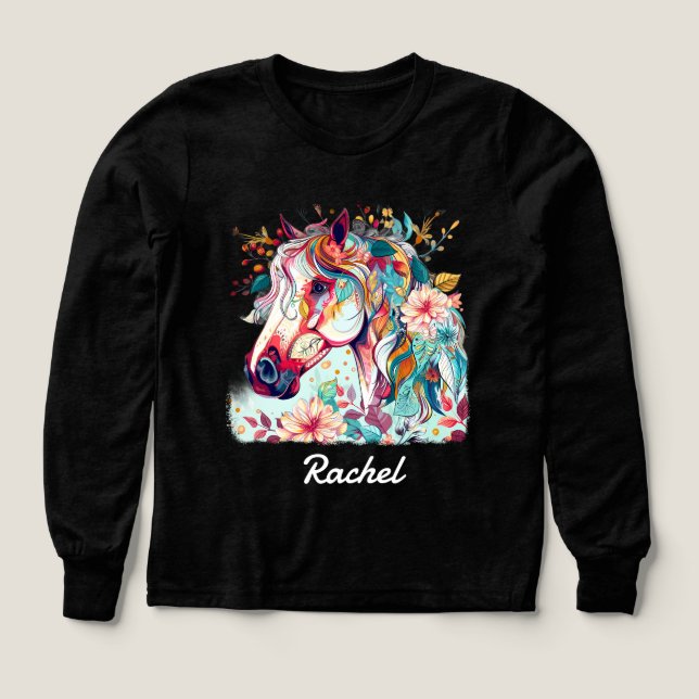 Schönes und buntes Pferd (Design Vorderseite)