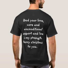 schönes und elegantes Weihnachtsgeschenk für Papa T-Shirt