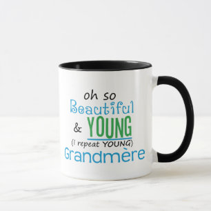Schönes und junges Grandmere Tasse