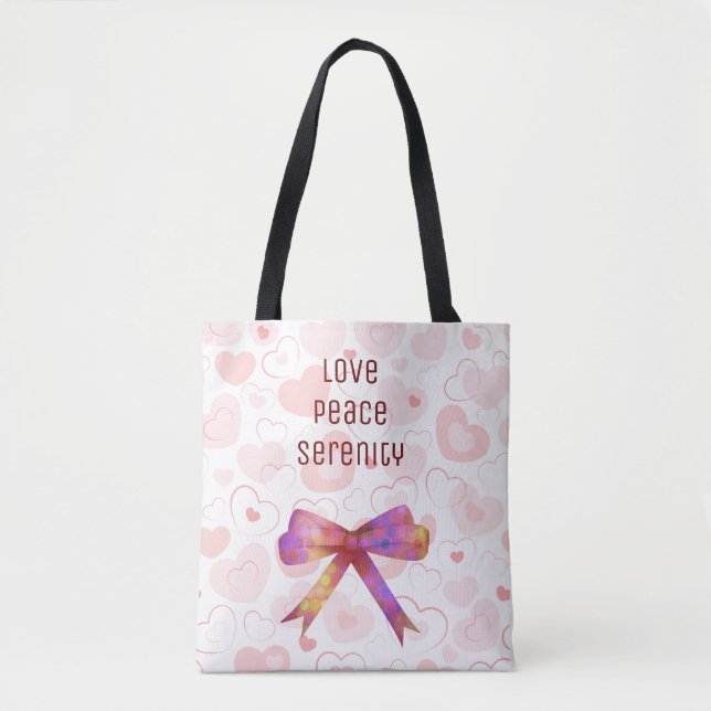Schönes und schimmerndes Ribbon Tasche (Vorderseite)