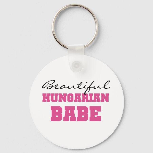 Schönes Ungarisches Babe Schlüsselanhänger (Vorderseite)