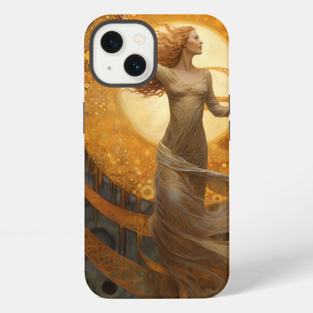 Schönes Universum Fantasy Mädchen iPhone Hülle (Rückseite)