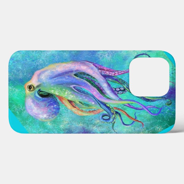 Schönes Unterwasser-Oktopus-Unterwasser-Leben Zeic Case-Mate iPhone Hülle (Rückseite (Horizontal))