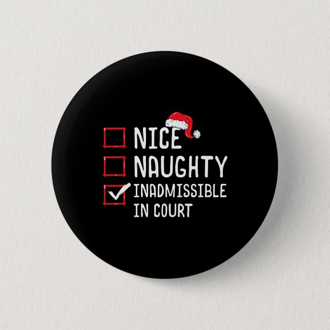 Schönes, unzulässiges Weihnachtsfest am Hof Button (Vorderseite)