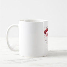 Schönes Valentinstag-Motiv auf eleganter Tasse