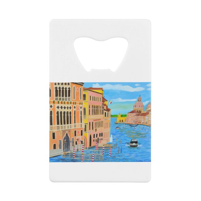 Schönes Venedig Geldbeutel Flaschenöffner (Vorderseite)