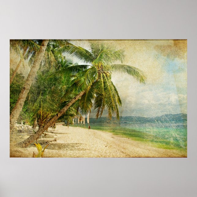 Schönes Vintage Poster 36" x 24" Qualitätsdruck (Vorne)