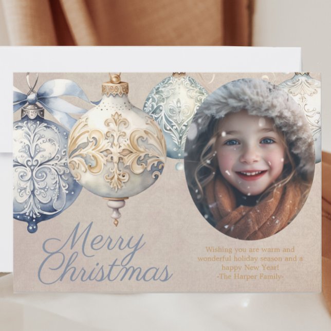 Schönes Vintages Foto Feiertagskarte (Von Creator hochgeladen)