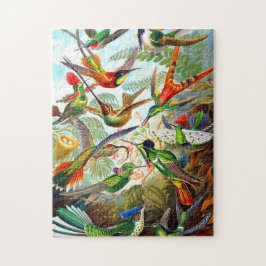 Schönes Vintages Hummingbird Print Bird Puzzle