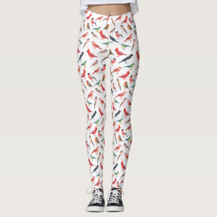 Schönes Vogelmuster Leggings