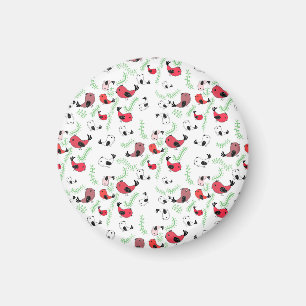 Schönes vogelthematisches Geschenk, gemustertes Ma Magnet