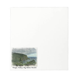 Schönes Waipio-Tal Notizblock