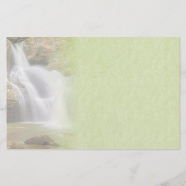 Schönes Wasserfall Hochzeitssaison Briefpapier (Vorderseite)