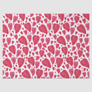 Schönes Wasserfarbenherz Seidenpapier