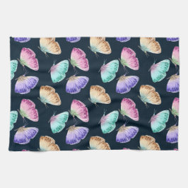 Schönes Watercolor Butterfly-Muster Geschirrtuch