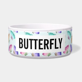 Schönes Watercolor Butterfly-Muster Napf