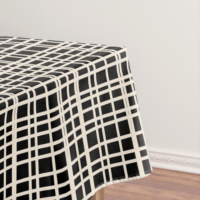 Schönes Weave Mitte des modernen Woven-Musters Tischdecke (Beispiel)