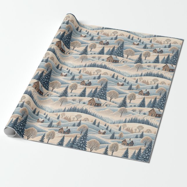 Schönes Weihnachten Geschenkpapier (Ungerollt)